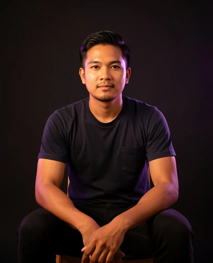 Indonesian man representing the DayaPria wellness community