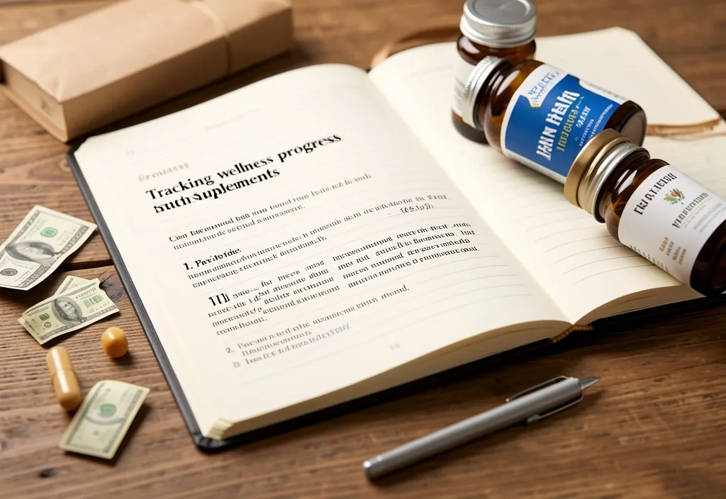 Tracking wellness progress in a journal